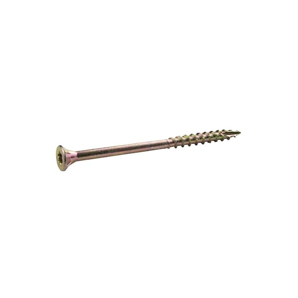 Grip-Rite Wood Screw, #9, 3 in, Zinc Yellow Flat Head Torx Drive 3GCS1 - main